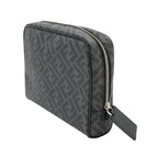 Fendi Zucca Clutch Pouch Gray — view 3