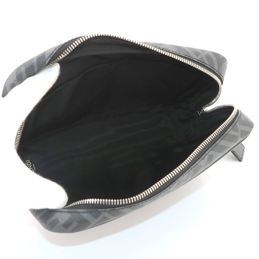 Fendi Zucca Clutch Pouch Gray — view 5