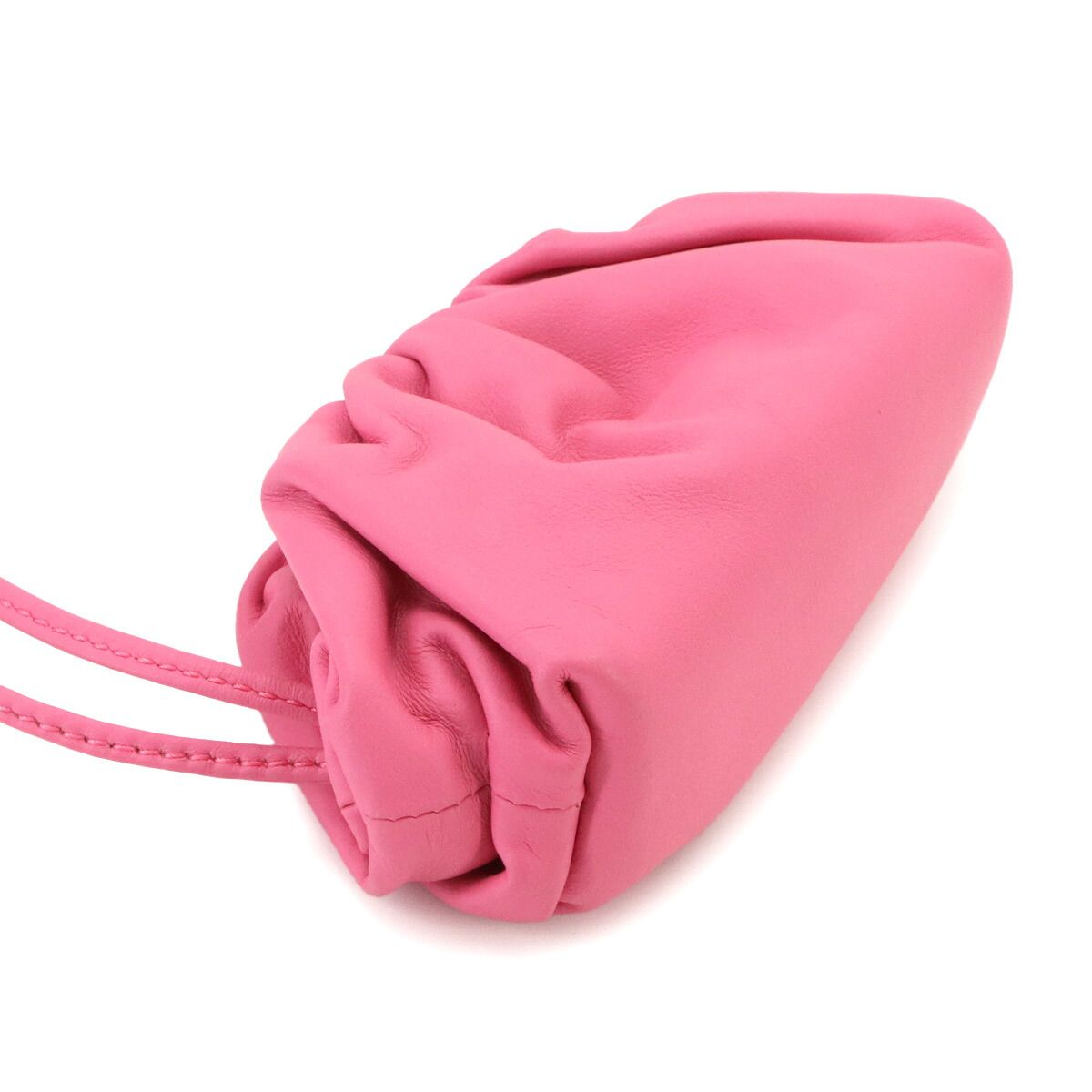 Bottega Veneta the Pouch Coin Purse Leather Pink — view 5