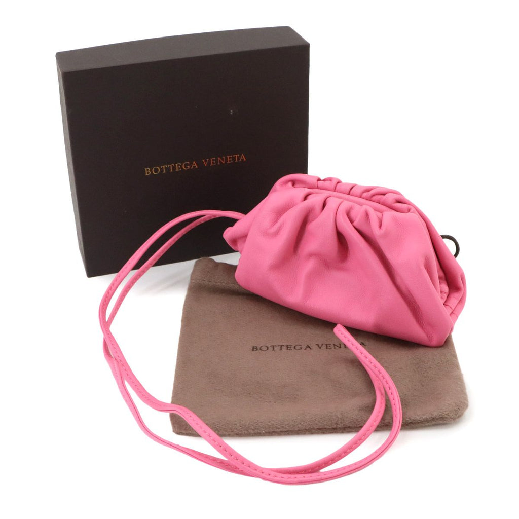 Bottega Veneta the Pouch Coin Purse Leather Pink — view 2