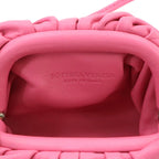 Bottega Veneta the Pouch Coin Purse Leather Pink — view 8