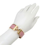 Hermes Clic Clac H PM Bangle Rose Nacarat Gold Bracelet — view 6
