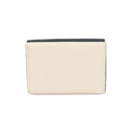 Louis Vuitton Portefeuille Lock Mini Trifold Wallet Leather Noir Beige — view 3