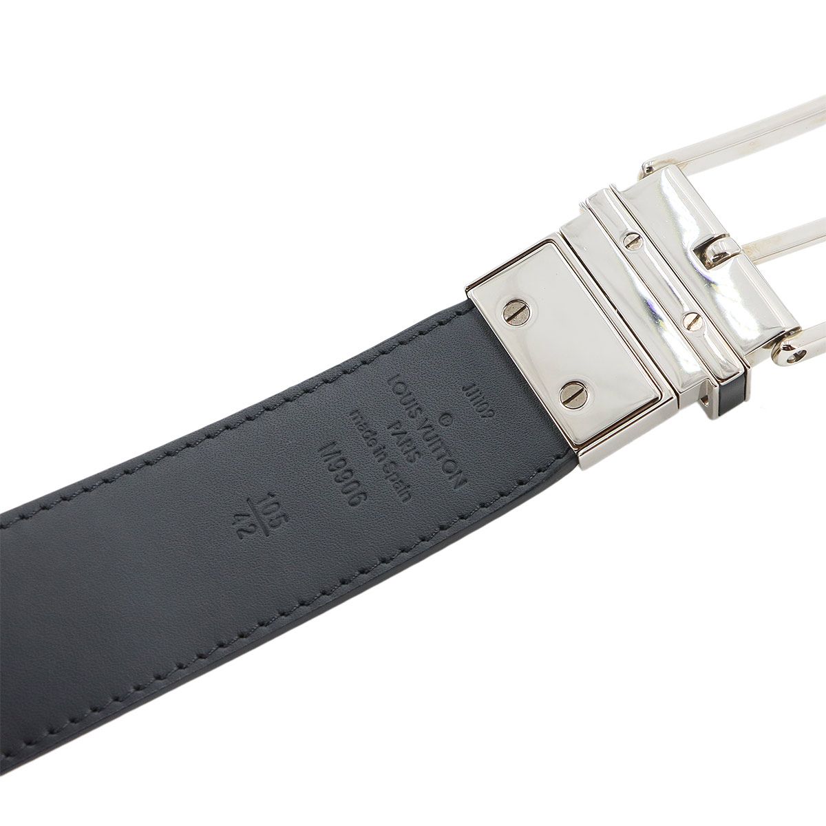 Louis Vuitton Damier Infini Ceinture Slender 42 Belt Leather Black — view 5