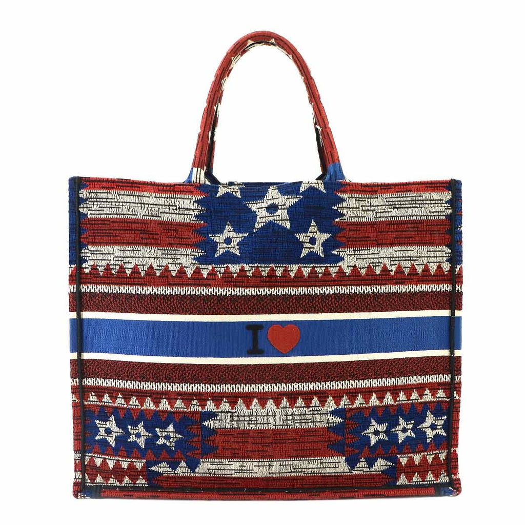 Dior Book Tote Bag Large Canvas Multicolor — view 2