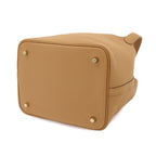 Hermes Picotin Lock 22 Hand Bag Taurillon Clemence Biscuit Gold — view 5