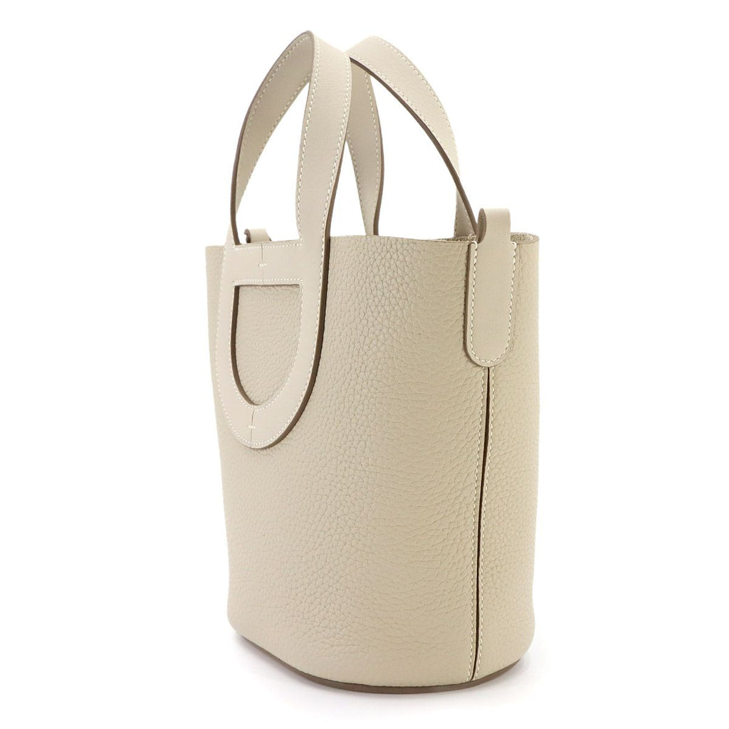 Hermes in the Loop 18 Hand Bag Taurillon Clemence Swift Cles Silver — view 4