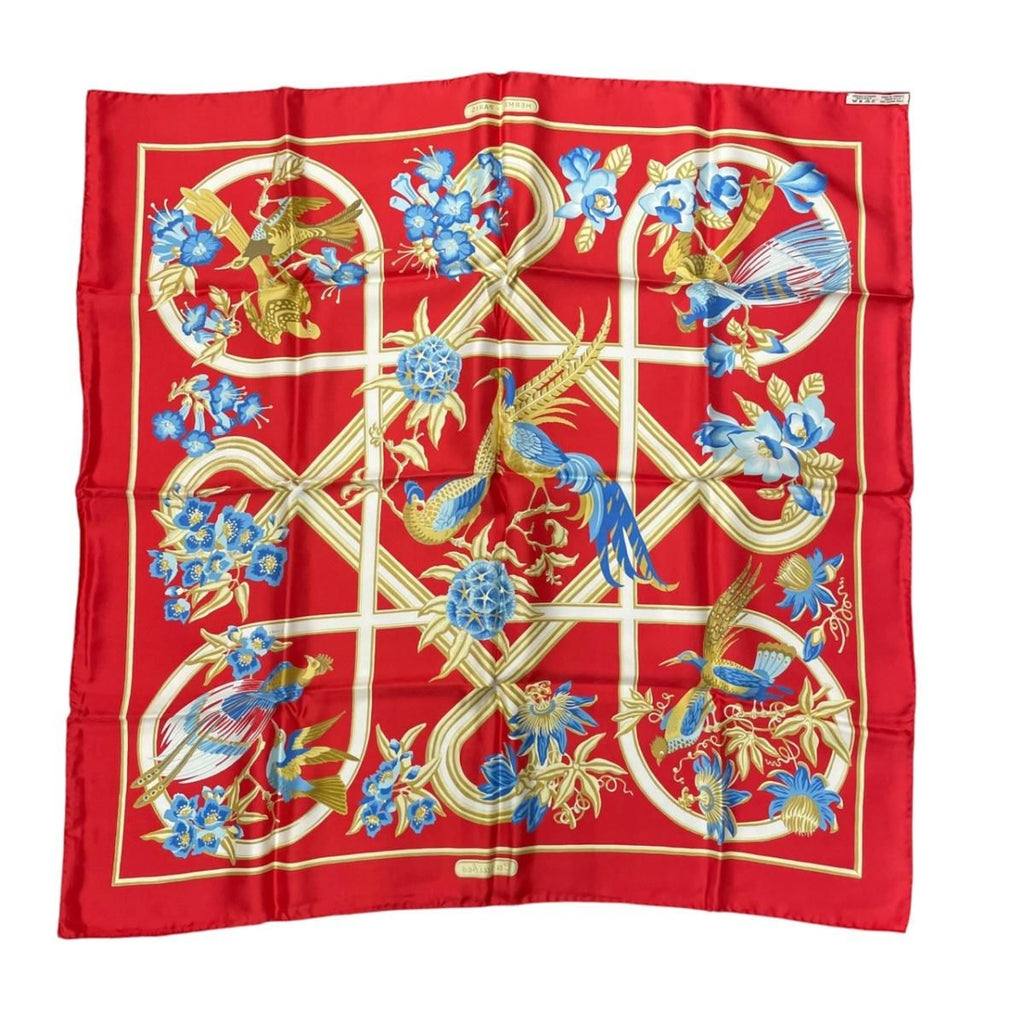 Hermes Scarf Unie Brodee Gray Cashmere Logo — view 2