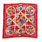 Hermes Scarf Unie Brodee Gray Cashmere Logo — view 2