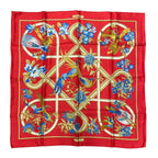 Hermes Scarf Unie Brodee Gray Cashmere Logo