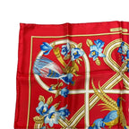Hermes Scarf Unie Brodee Gray Cashmere Logo — view 3