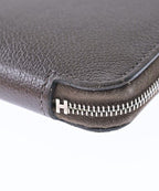Hermes Azap Long Silk'in Evercolor Wallet Coin Purse — view 6
