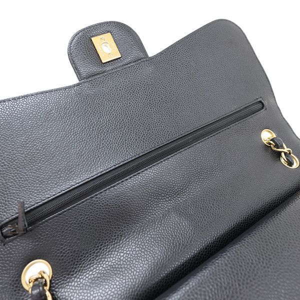 Chanel Caviar Quilted Double Flap Bag Chain — view 7