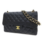 Chanel Caviar Quilted Double Flap Bag Chain