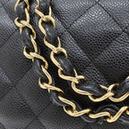 Chanel Caviar Quilted Double Flap Bag Chain — view 4