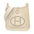 Hermes Shoulder Bag Evelyne TPM Taurillon Clemence Beton Gold