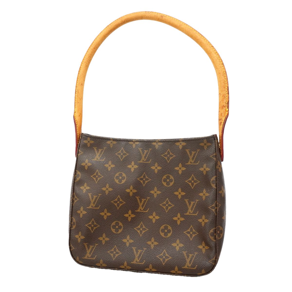 Louis Vuitton Shoulder Bag Monogram Looping MM Brown