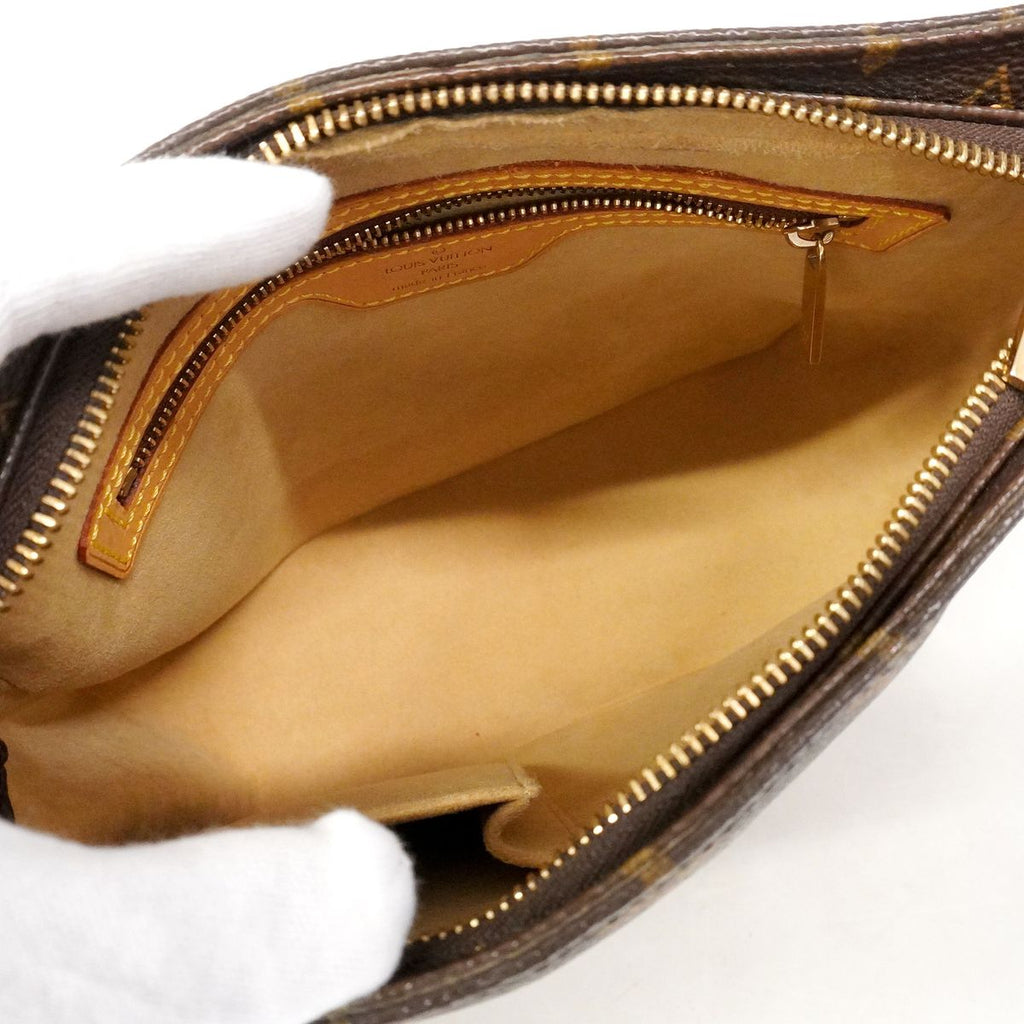 Louis Vuitton Shoulder Bag Monogram Looping MM Brown — view 4