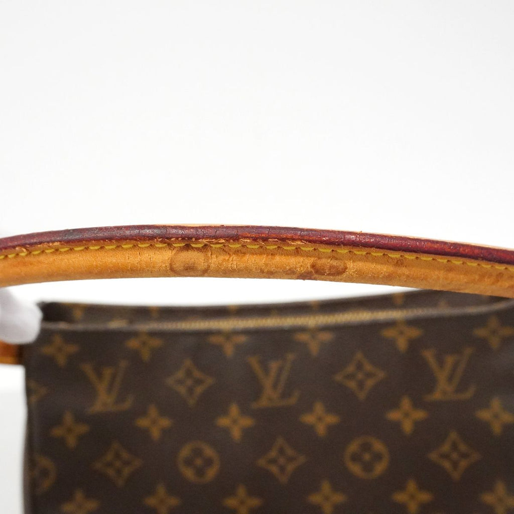 Louis Vuitton Shoulder Bag Monogram Looping MM Brown — view 8