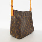 Louis Vuitton Shoulder Bag Monogram Looping MM Brown — view 2