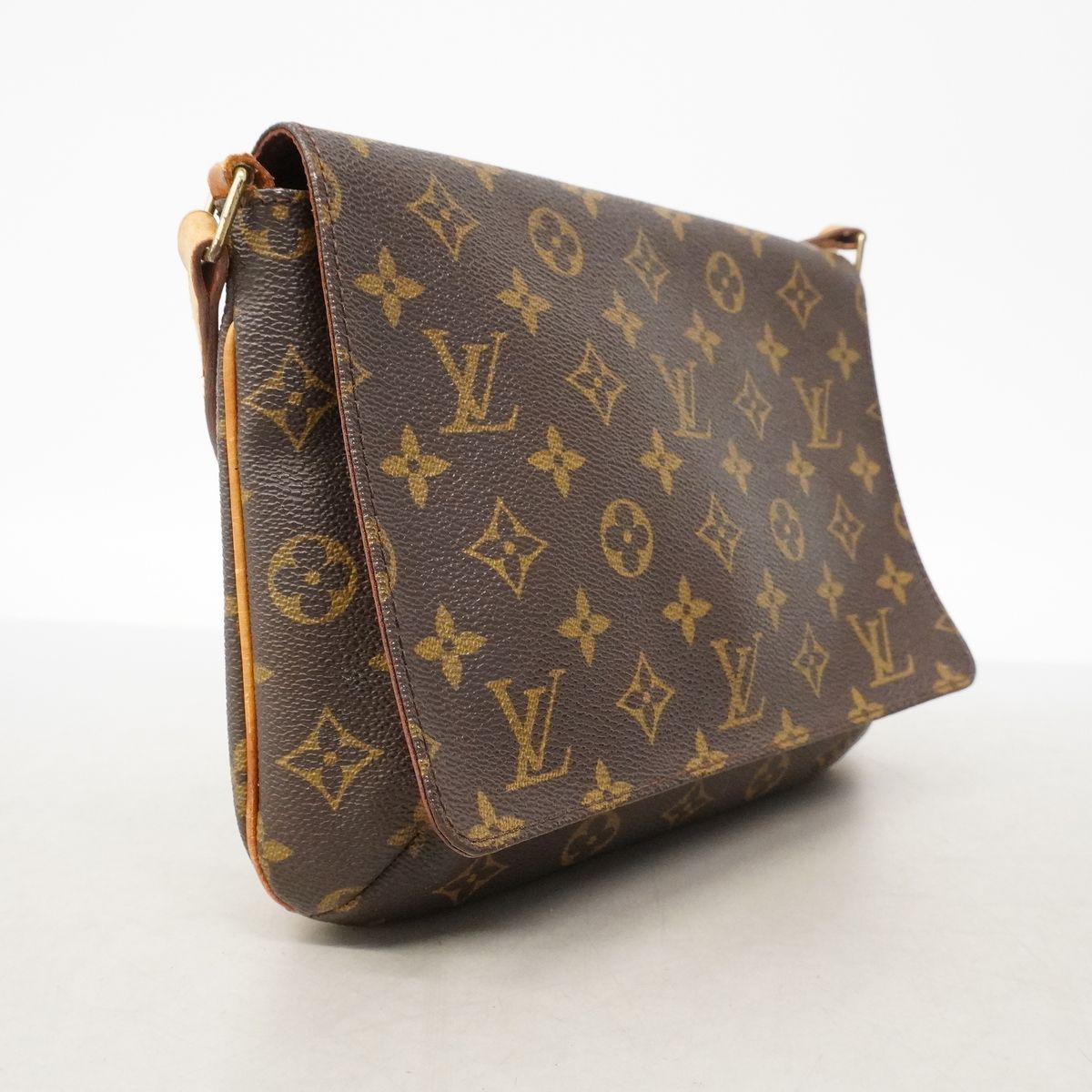 Louis Vuitton Shoulder Bag Monogram Musette Tango Short Strap Brown — view 2