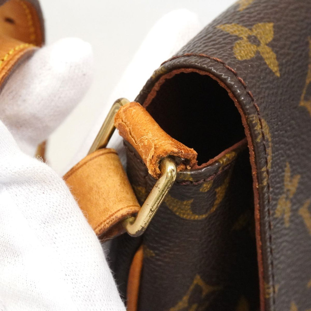Louis Vuitton Shoulder Bag Monogram Musette Tango Short Strap Brown — view 7
