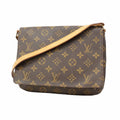 Louis Vuitton Shoulder Bag Monogram Musette Tango Short Strap Brown