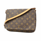 Louis Vuitton Shoulder Bag Monogram Musette Tango Short Strap Brown