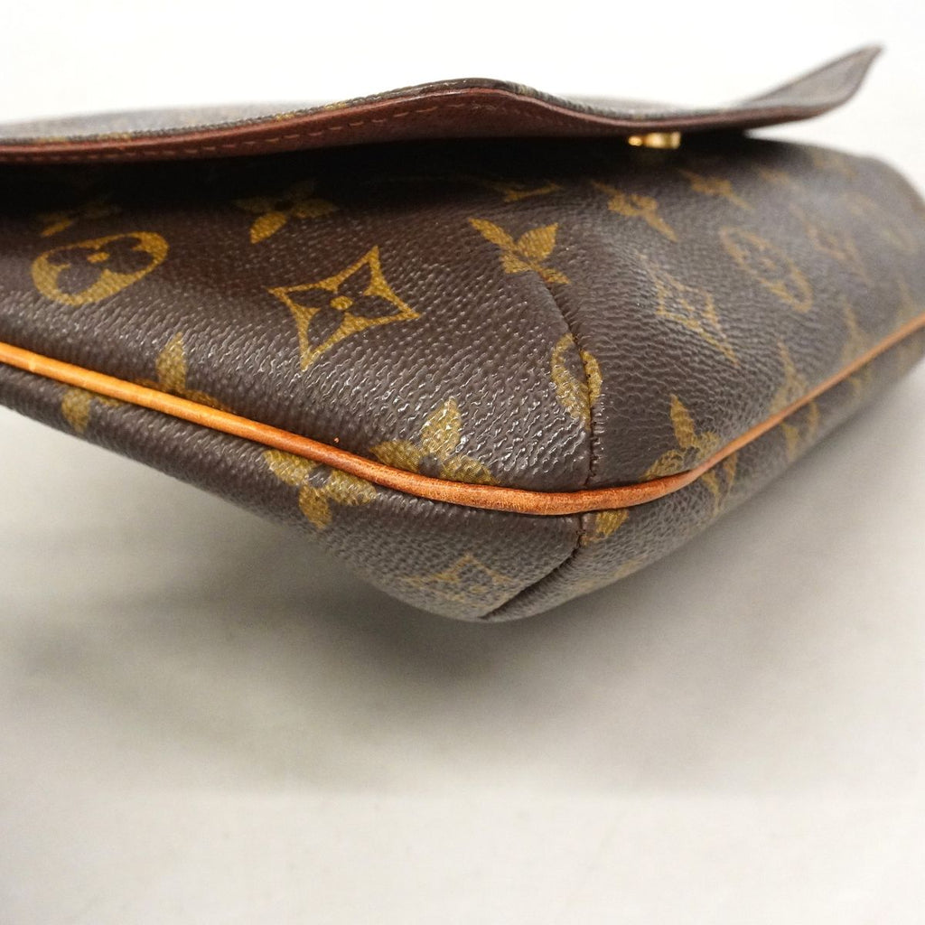 Louis Vuitton Shoulder Bag Monogram Musette Tango Short Strap Brown — view 6
