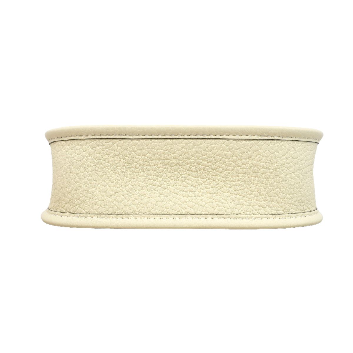 Hermes Shoulder Bag Evelyne TPM Taurillon Clemence Cream Silver — view 3