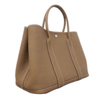 Hermes Tote Bag Garden Party PM Negonda Etoupe Silver — view 2
