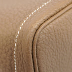 Hermes Tote Bag Garden Party PM Negonda Etoupe Silver — view 6