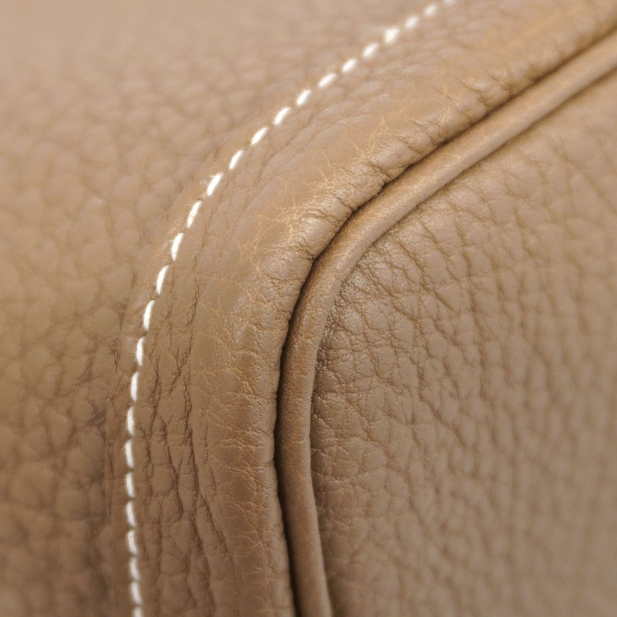 Hermes Tote Bag Garden Party PM Negonda Etoupe Silver — view 6