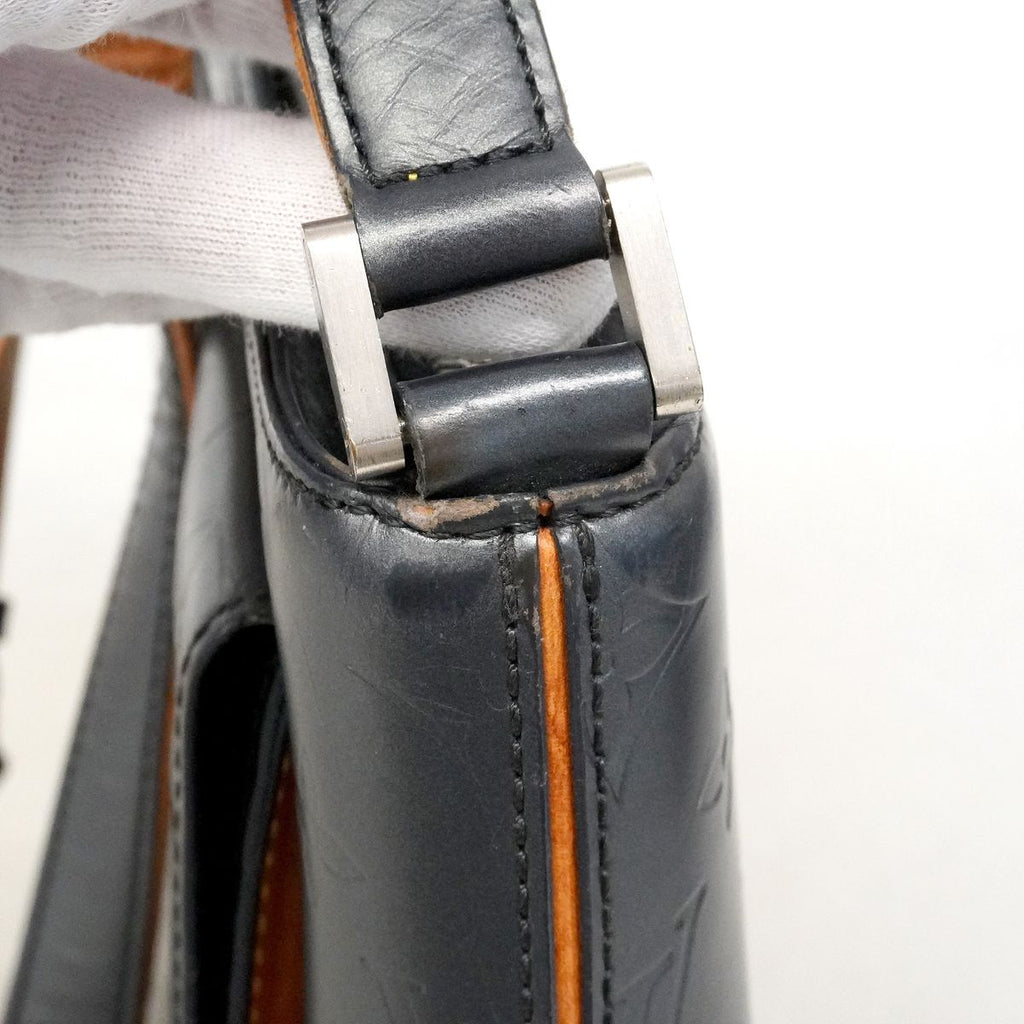 Louis Vuitton Shoulder Bag Monogram Matt Alston Blue — view 7