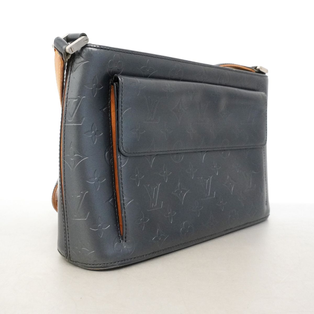 Louis Vuitton Shoulder Bag Monogram Matt Alston Blue — view 2
