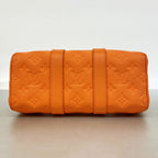 Louis Vuitton Handbag Monogram Taurillon Keepall Bandouliere 25 Orange 2-Way Bag — view 3