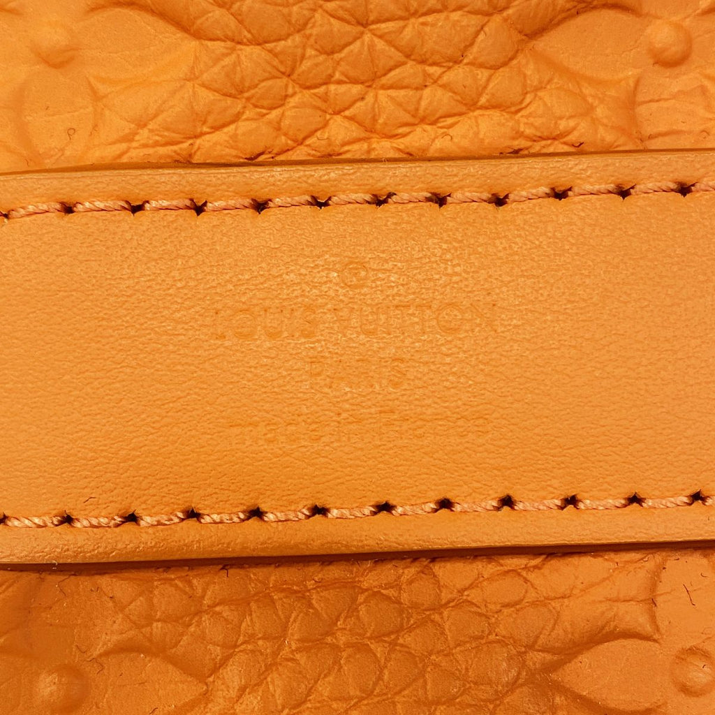 Louis Vuitton Handbag Monogram Taurillon Keepall Bandouliere 25 Orange 2-Way Bag — view 5