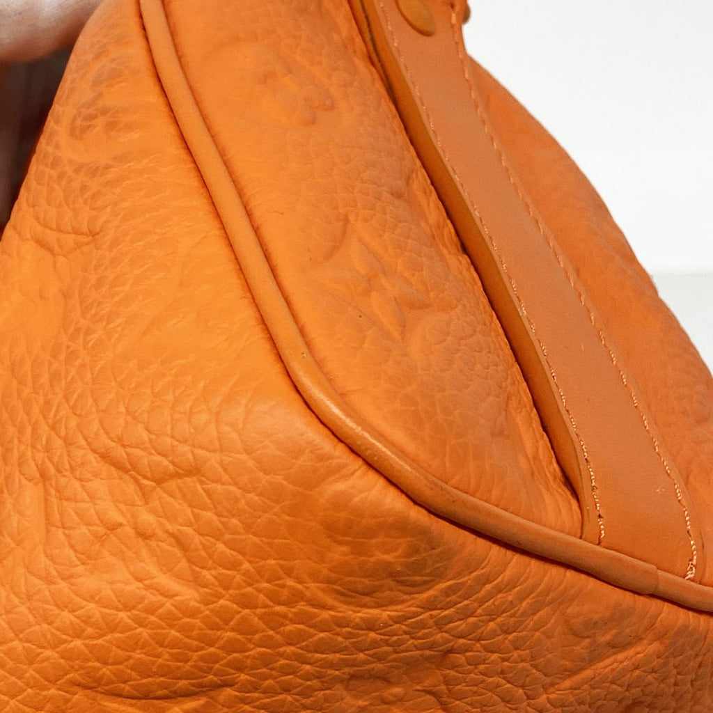Louis Vuitton Handbag Monogram Taurillon Keepall Bandouliere 25 Orange 2-Way Bag — view 6