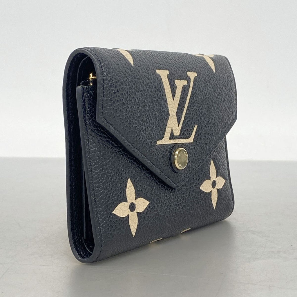 Louis Vuitton Trifold Wallet Monogram Empreinte Bicolor Portefeuille Victorine — view 2