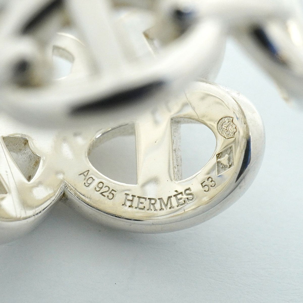 Hermes Ring Enchainee Chaine D'ancre 925 Sterling Silver — view 4
