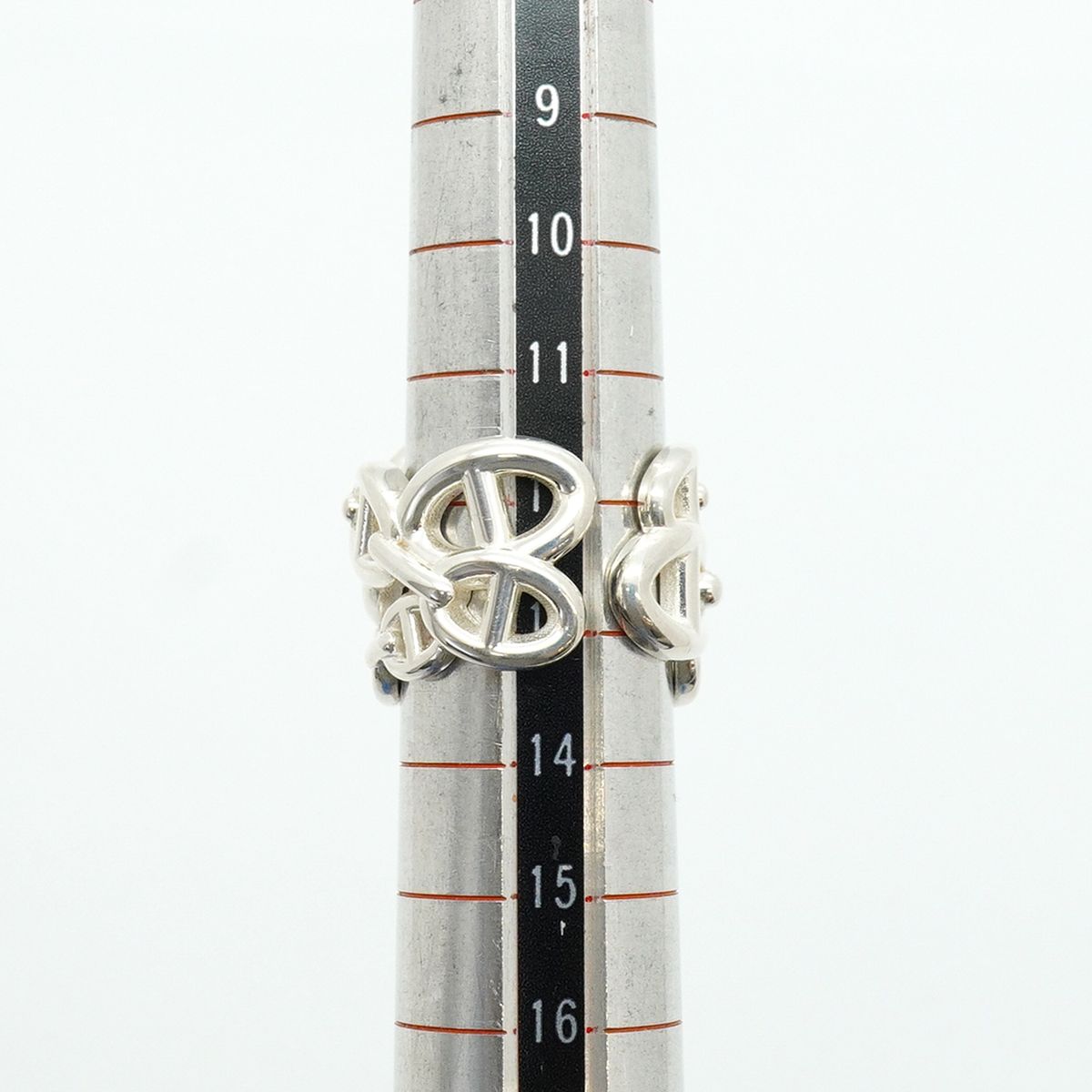 Hermes Ring Enchainee Chaine D'ancre 925 Sterling Silver — view 7