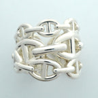 Hermes Ring Enchainee Chaine D'ancre 925 Sterling Silver — view 2