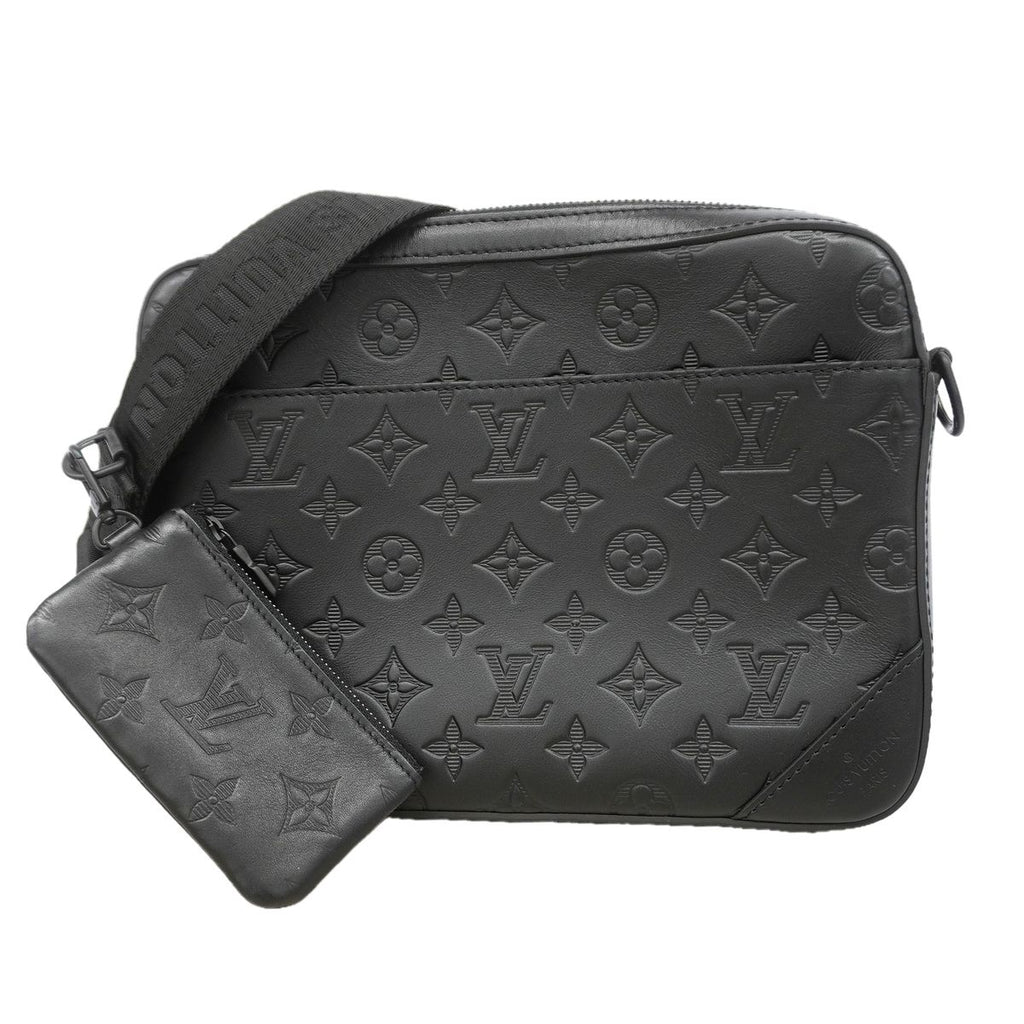 Louis Vuitton Shoulder Bag Monogram Shadow Duo Messenger Noir