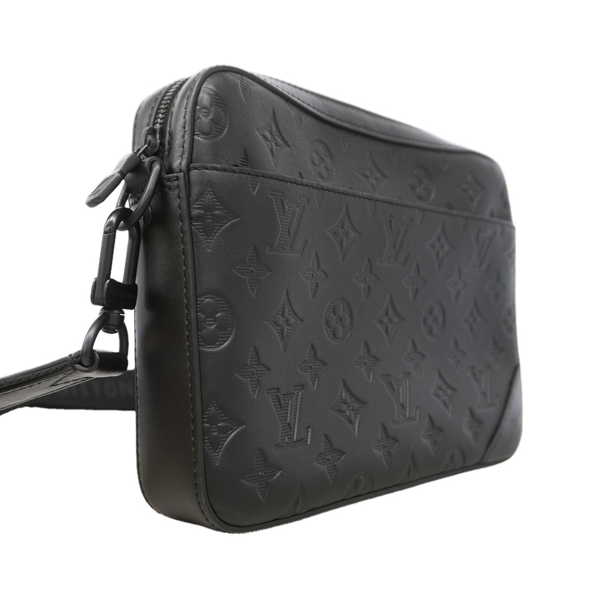 Louis Vuitton Shoulder Bag Monogram Shadow Duo Messenger Noir — view 2