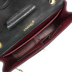 Chanel Shoulder Bag Quilted Lambskin Black Gold — view 4