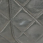 Chanel Shoulder Bag Quilted Lambskin Black Gold — view 7