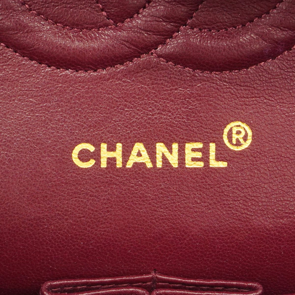 Chanel Shoulder Bag Quilted Lambskin Black Gold — view 5