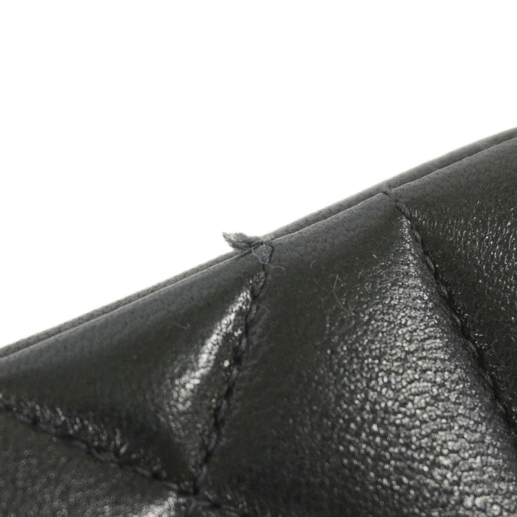 Chanel Shoulder Bag Diana Lambskin Black Gold — view 7