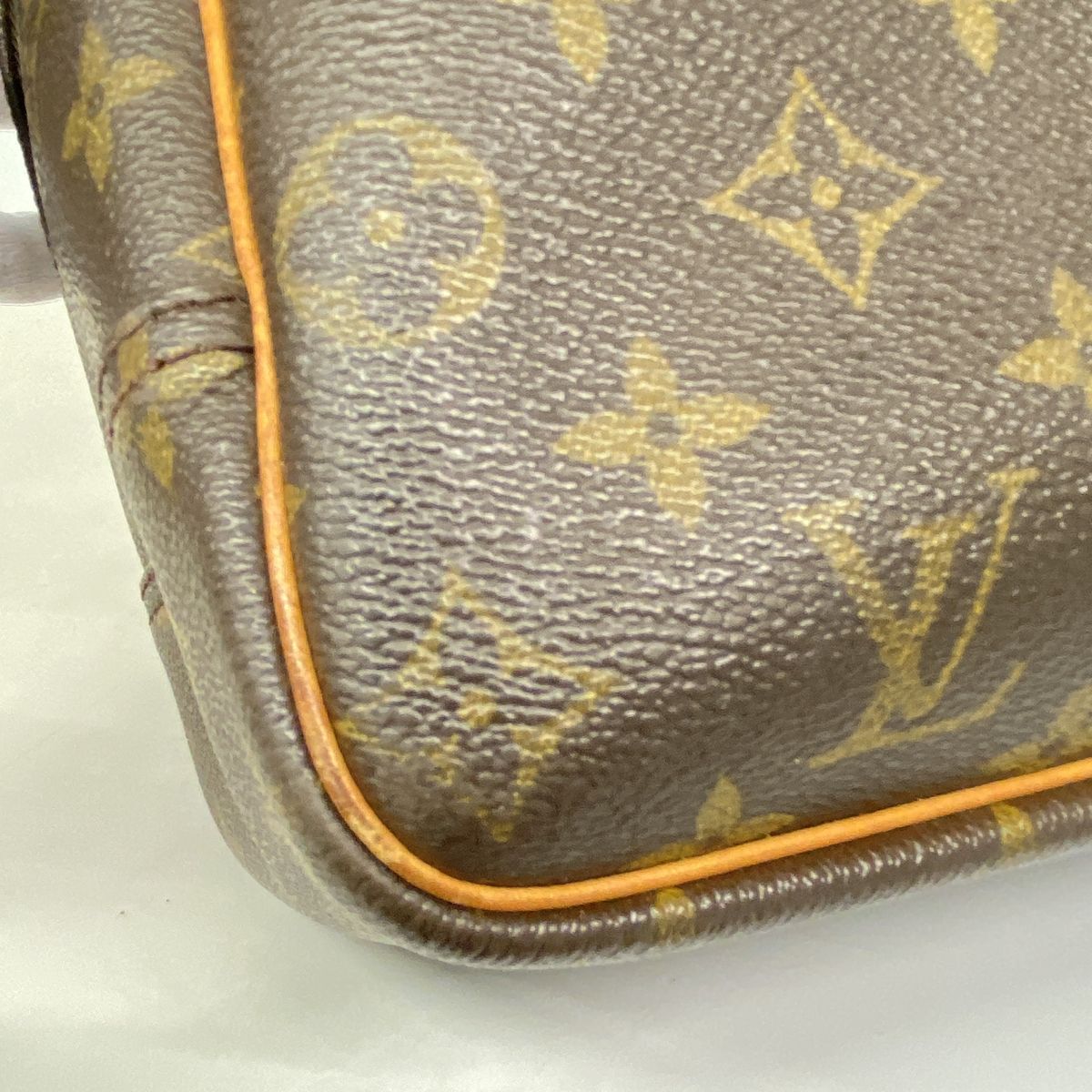 Louis Vuitton Handbag Monogram Deauville Brown — view 7