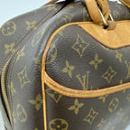 Louis Vuitton Handbag Monogram Deauville Brown — view 6